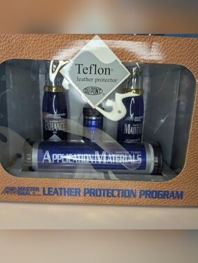 NIB Vintage Master Seal Leather Protection Program DuPont Teflon Care Kit Father